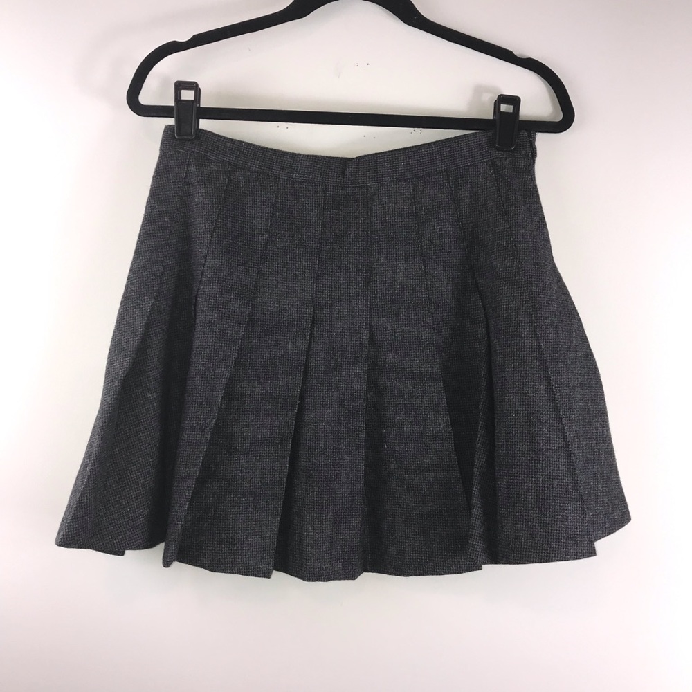 Native Daughters Wool and Polyester Mini Skater Skirt - Picture 1 of 4